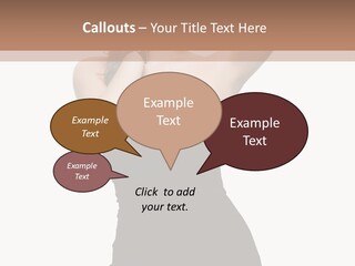 Full Caucasian Looking PowerPoint Template