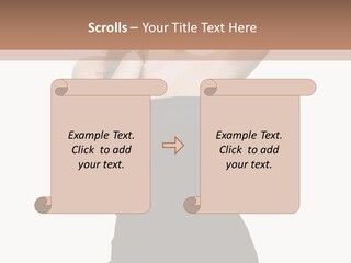 Full Caucasian Looking PowerPoint Template