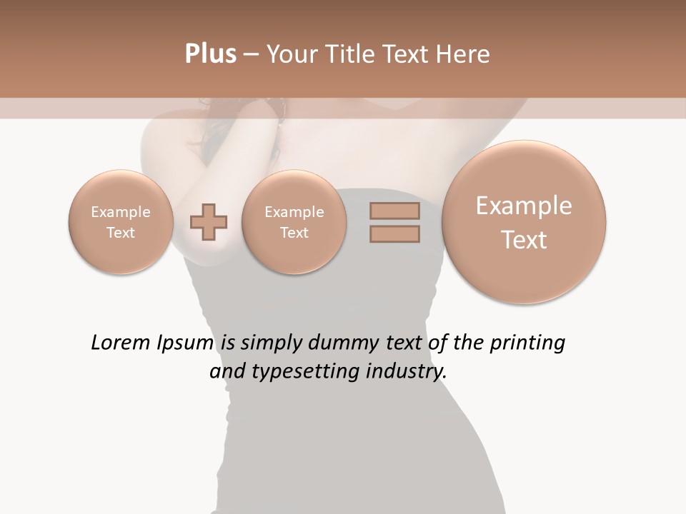 Full Caucasian Looking PowerPoint Template