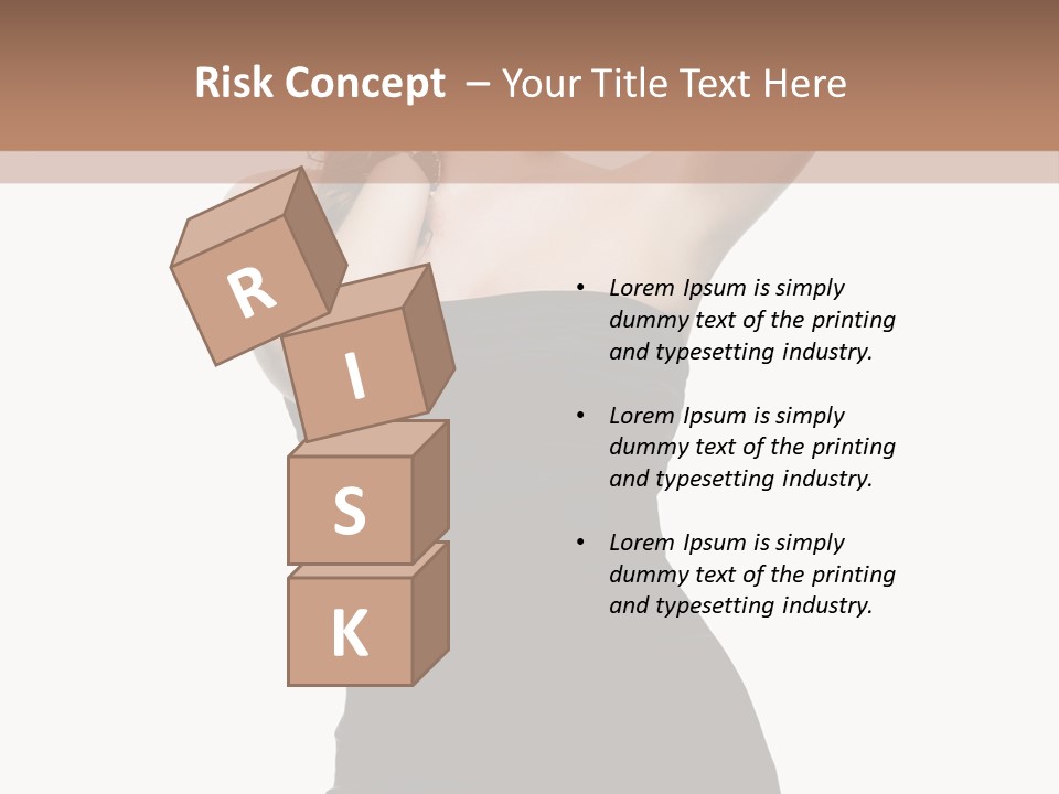Full Caucasian Looking PowerPoint Template
