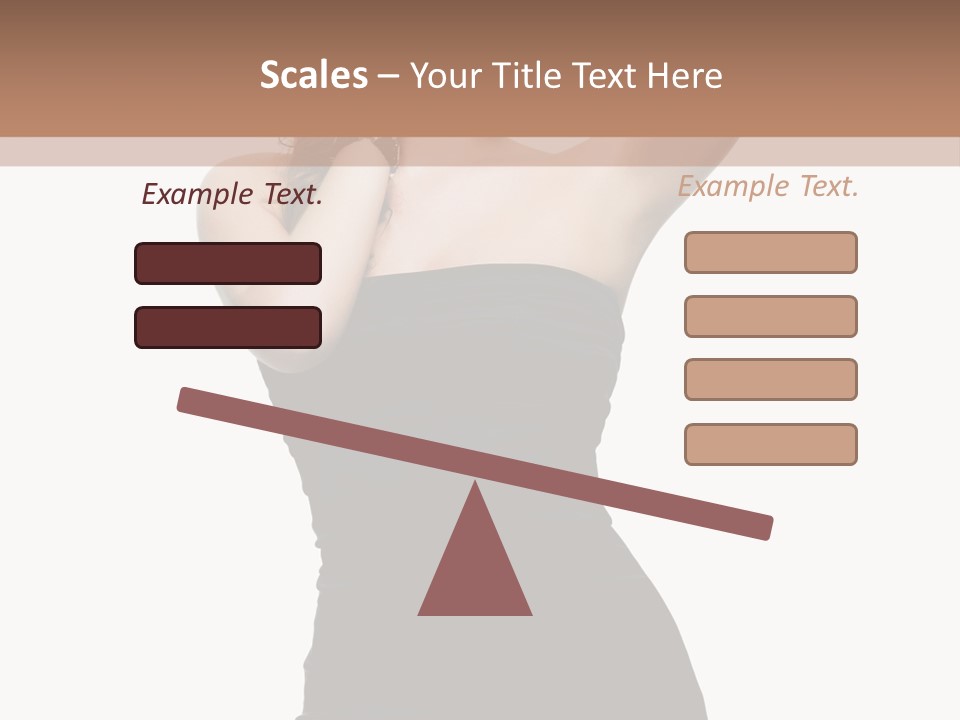 Full Caucasian Looking PowerPoint Template