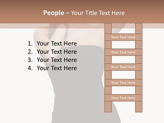 Full Caucasian Looking PowerPoint Template
