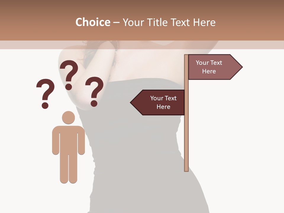 Full Caucasian Looking PowerPoint Template