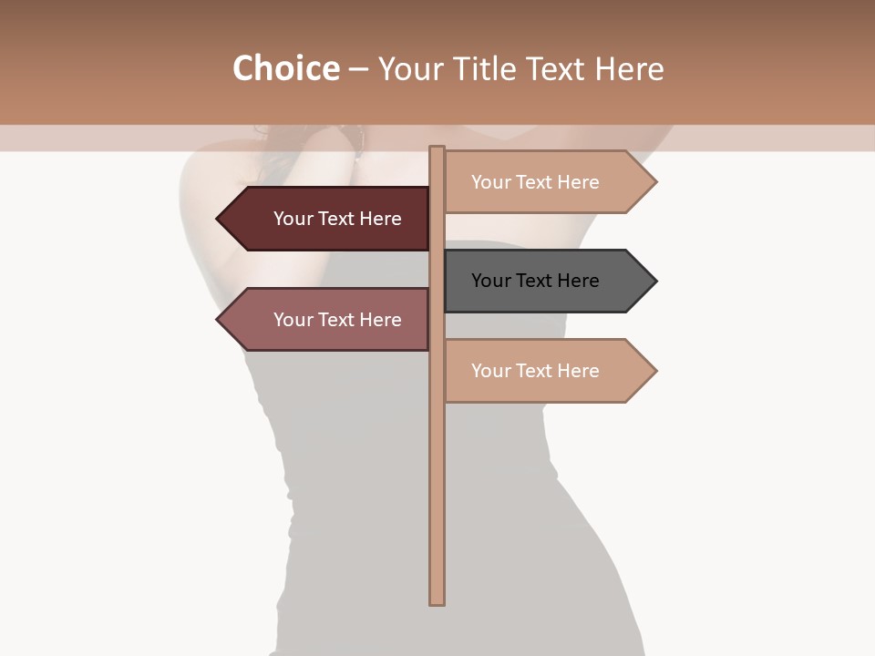 Full Caucasian Looking PowerPoint Template