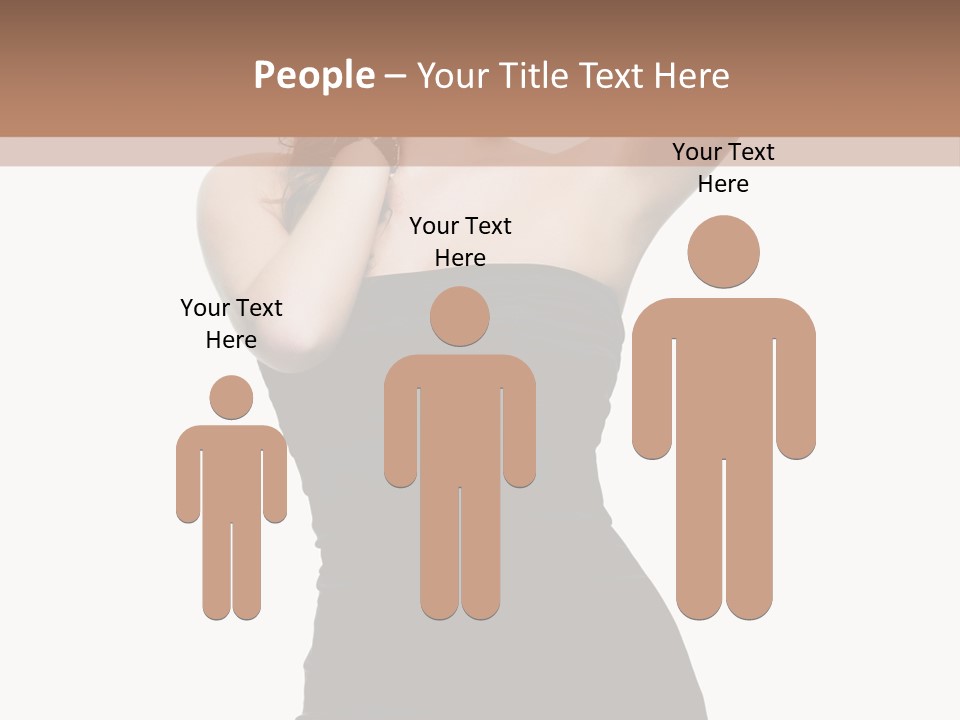 Full Caucasian Looking PowerPoint Template