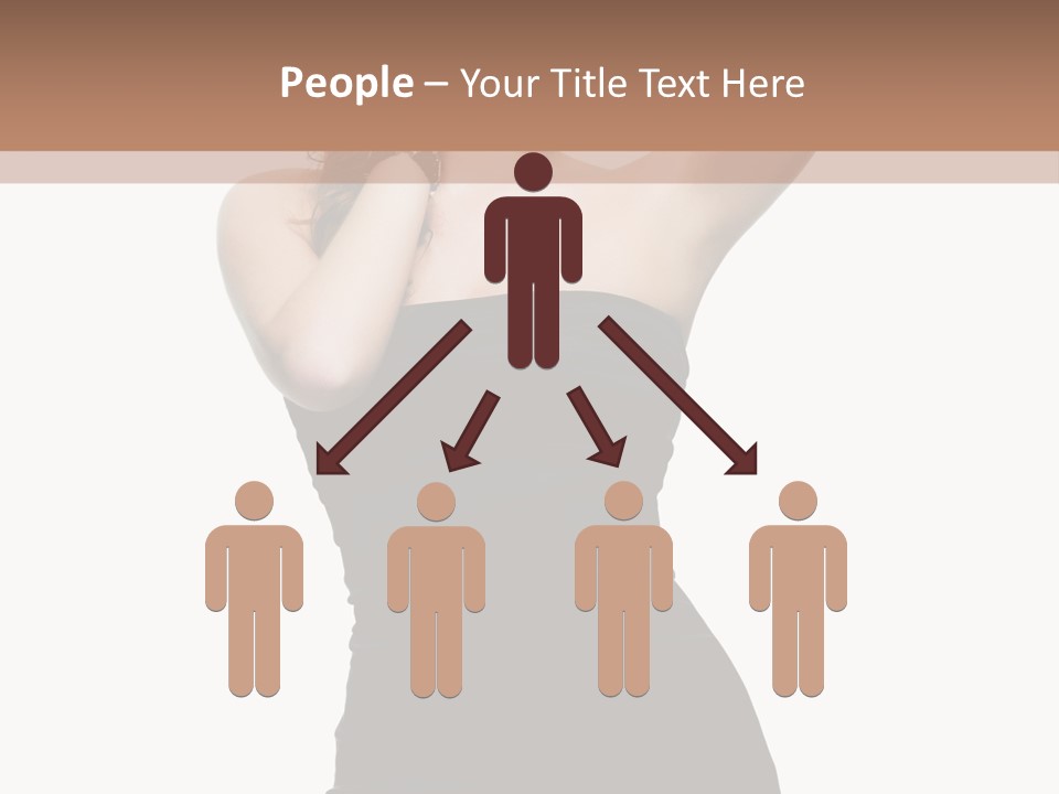 Full Caucasian Looking PowerPoint Template