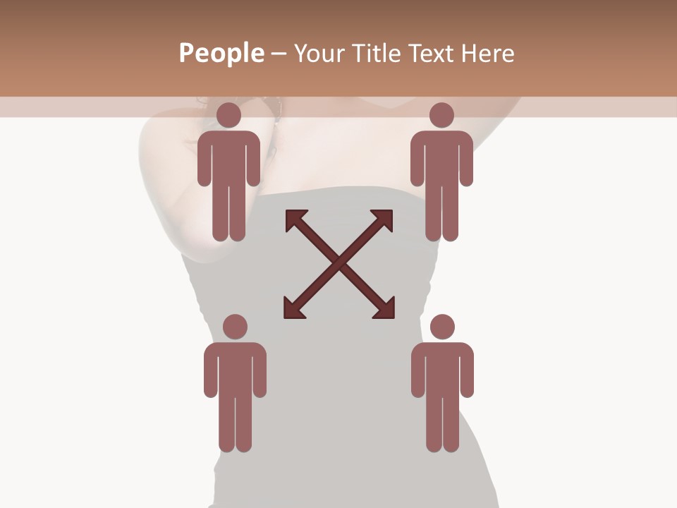 Full Caucasian Looking PowerPoint Template