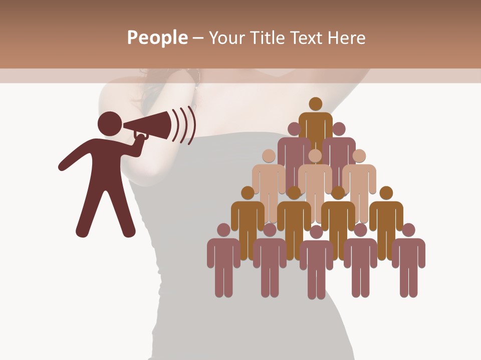 Full Caucasian Looking PowerPoint Template