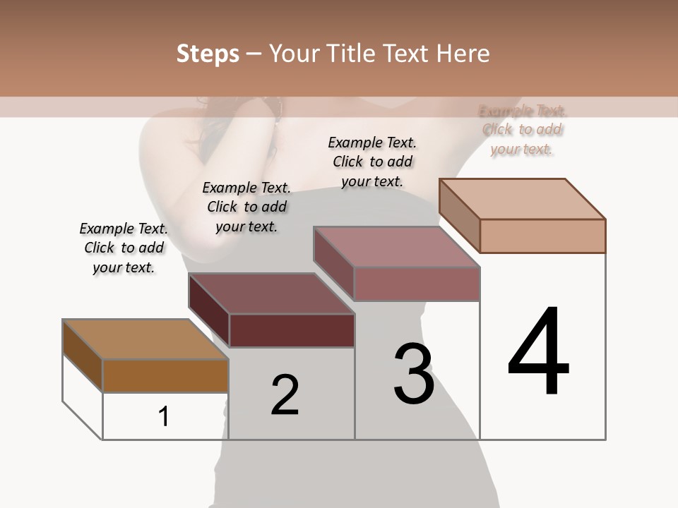 Full Caucasian Looking PowerPoint Template