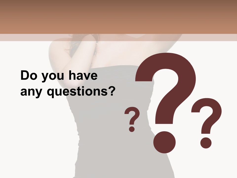 Full Caucasian Looking PowerPoint Template