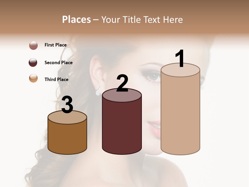 Face Isolated Sexy PowerPoint Template