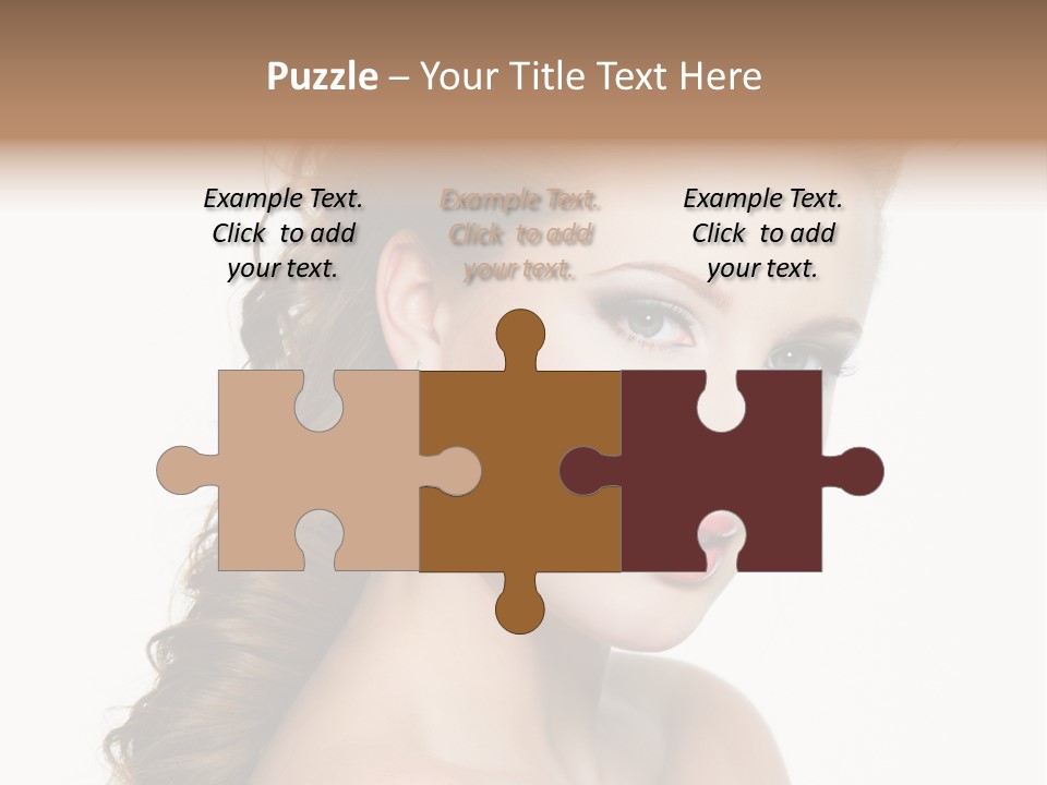 Face Isolated Sexy PowerPoint Template