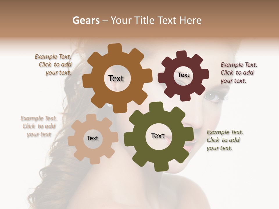 Face Isolated Sexy PowerPoint Template