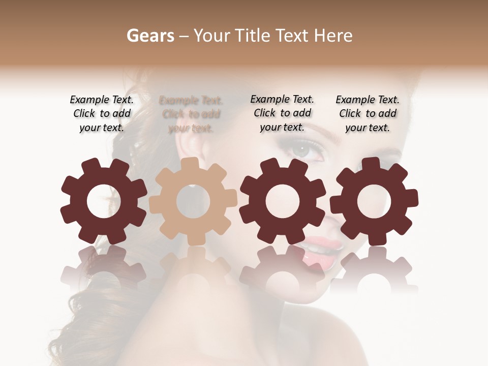 Face Isolated Sexy PowerPoint Template