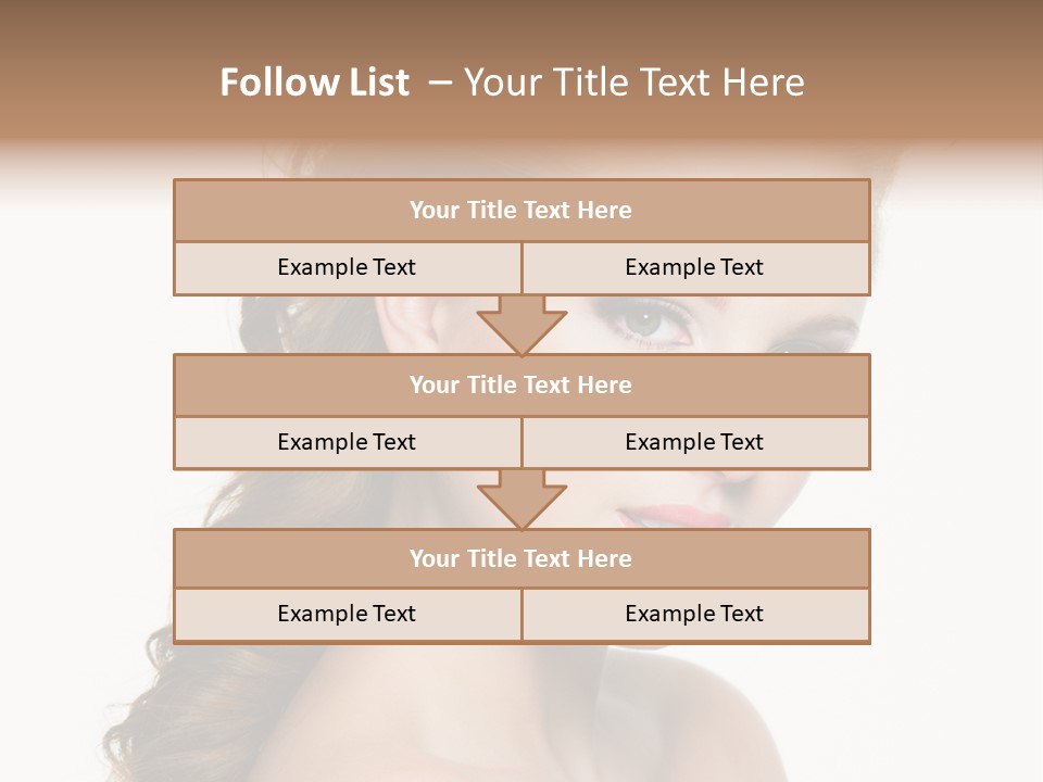 Face Isolated Sexy PowerPoint Template
