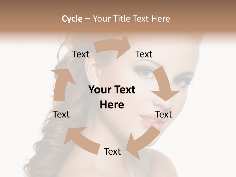 Face Isolated Sexy PowerPoint Template