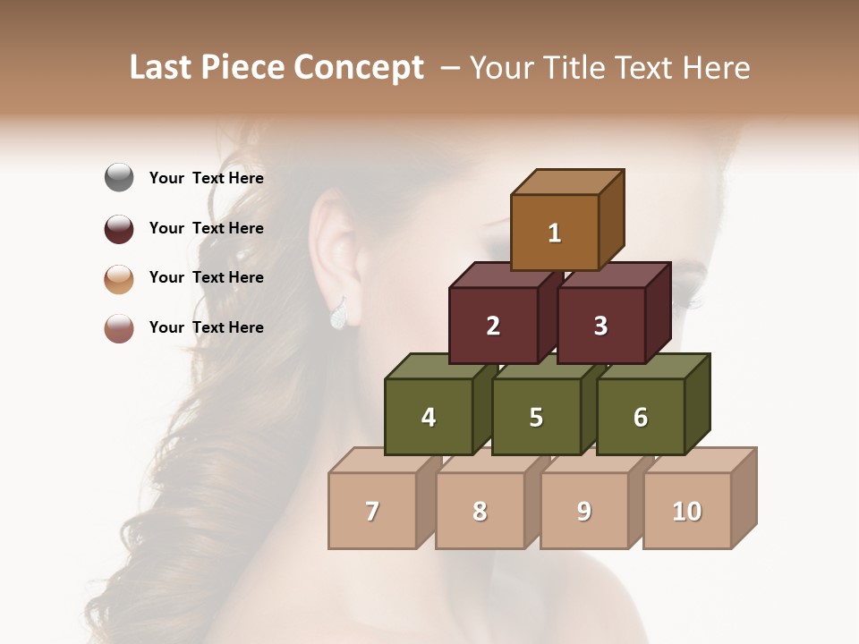 Face Isolated Sexy PowerPoint Template