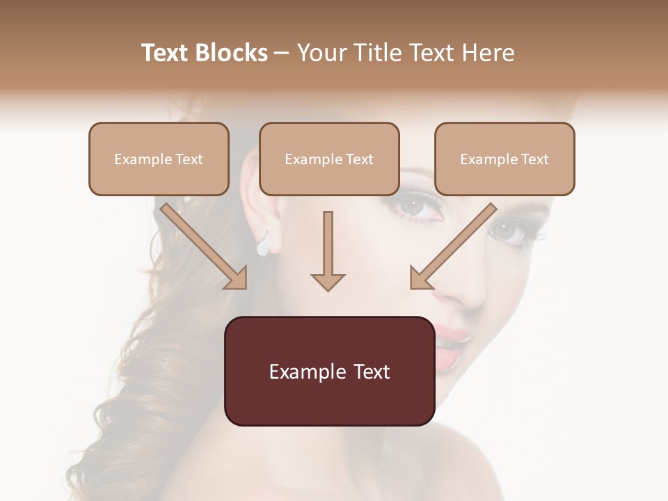 Face Isolated Sexy PowerPoint Template