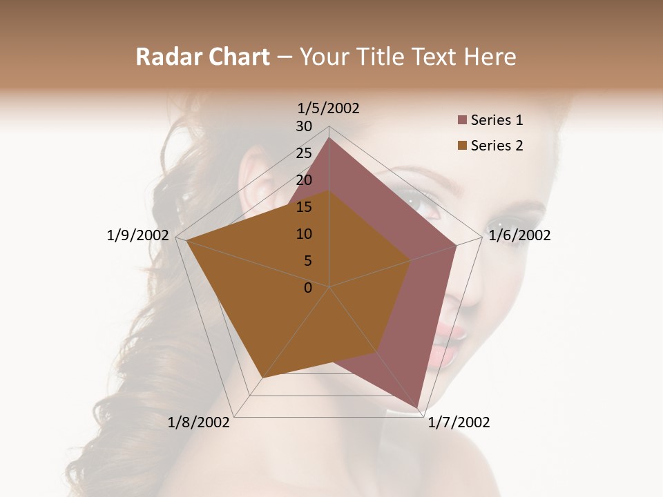 Face Isolated Sexy PowerPoint Template