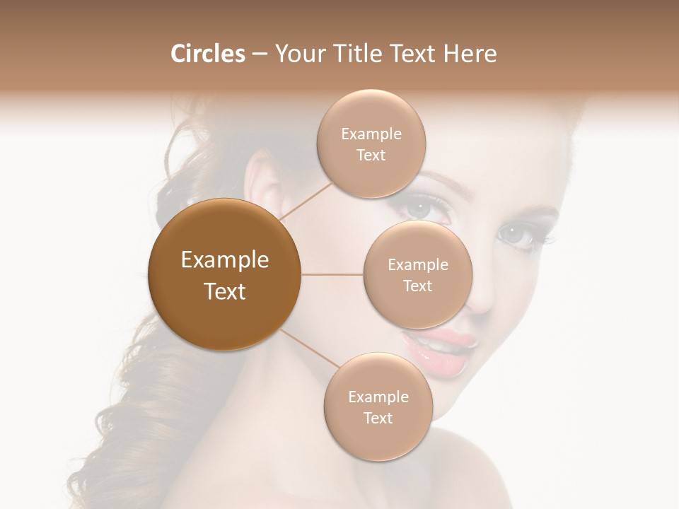 Face Isolated Sexy PowerPoint Template