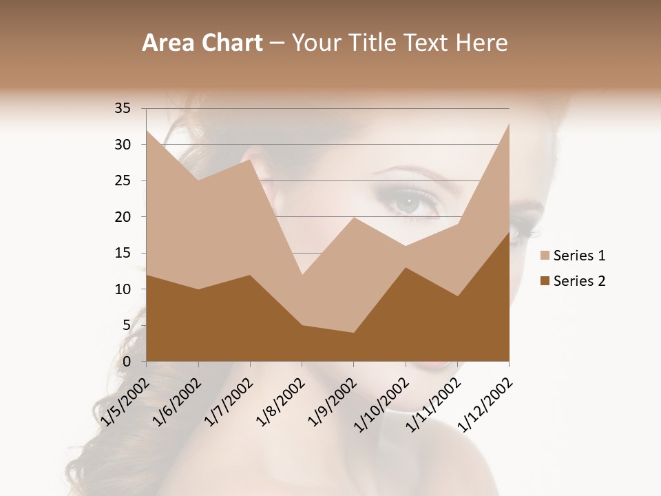 Face Isolated Sexy PowerPoint Template