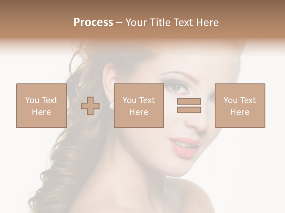 Face Isolated Sexy PowerPoint Template