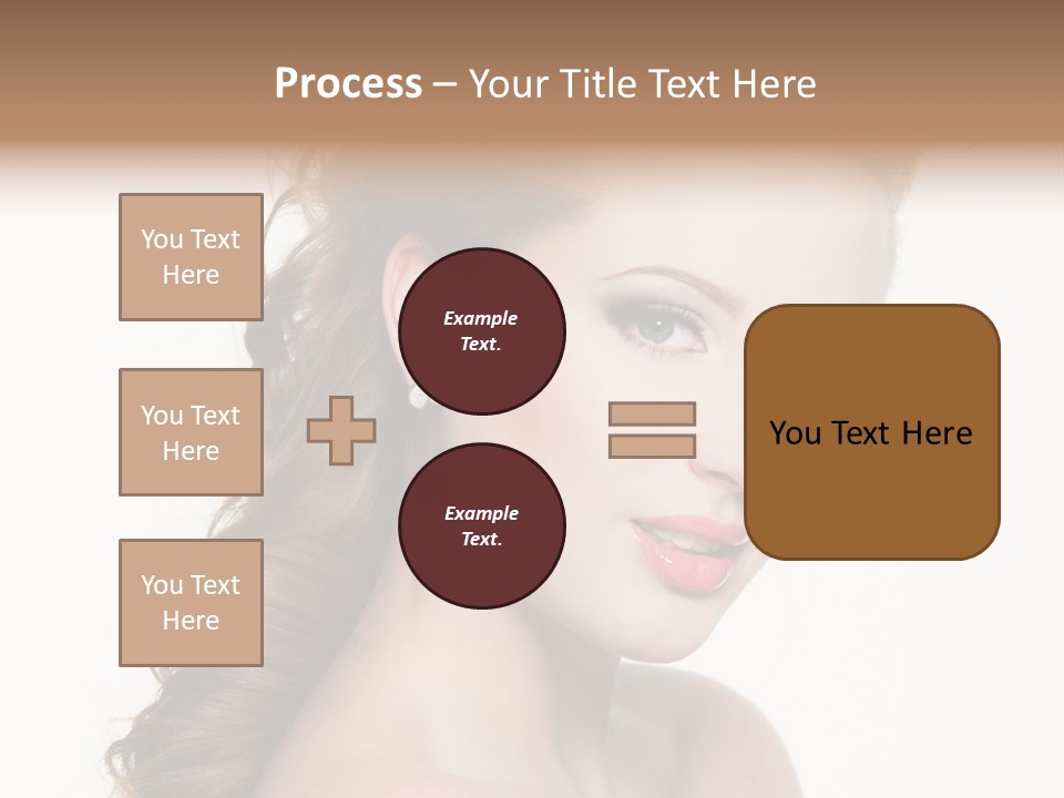 Face Isolated Sexy PowerPoint Template