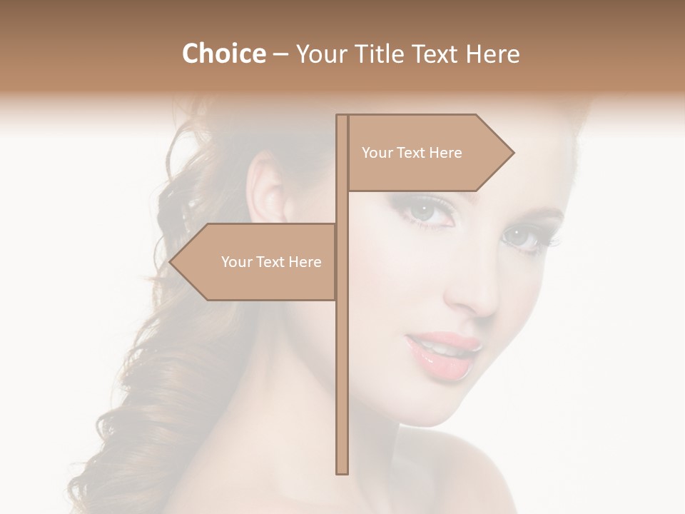 Face Isolated Sexy PowerPoint Template