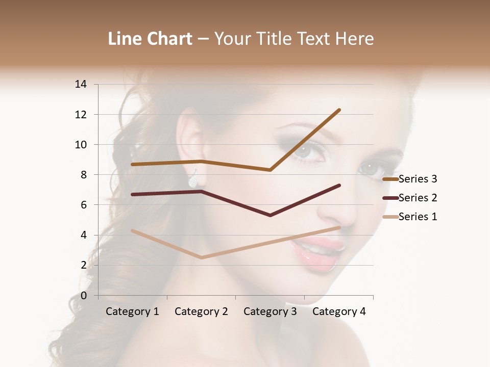 Face Isolated Sexy PowerPoint Template
