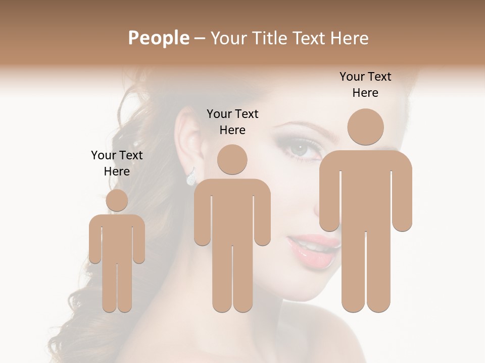 Face Isolated Sexy PowerPoint Template