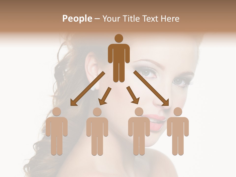 Face Isolated Sexy PowerPoint Template