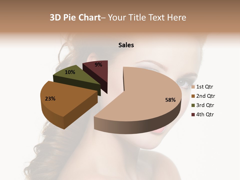Face Isolated Sexy PowerPoint Template