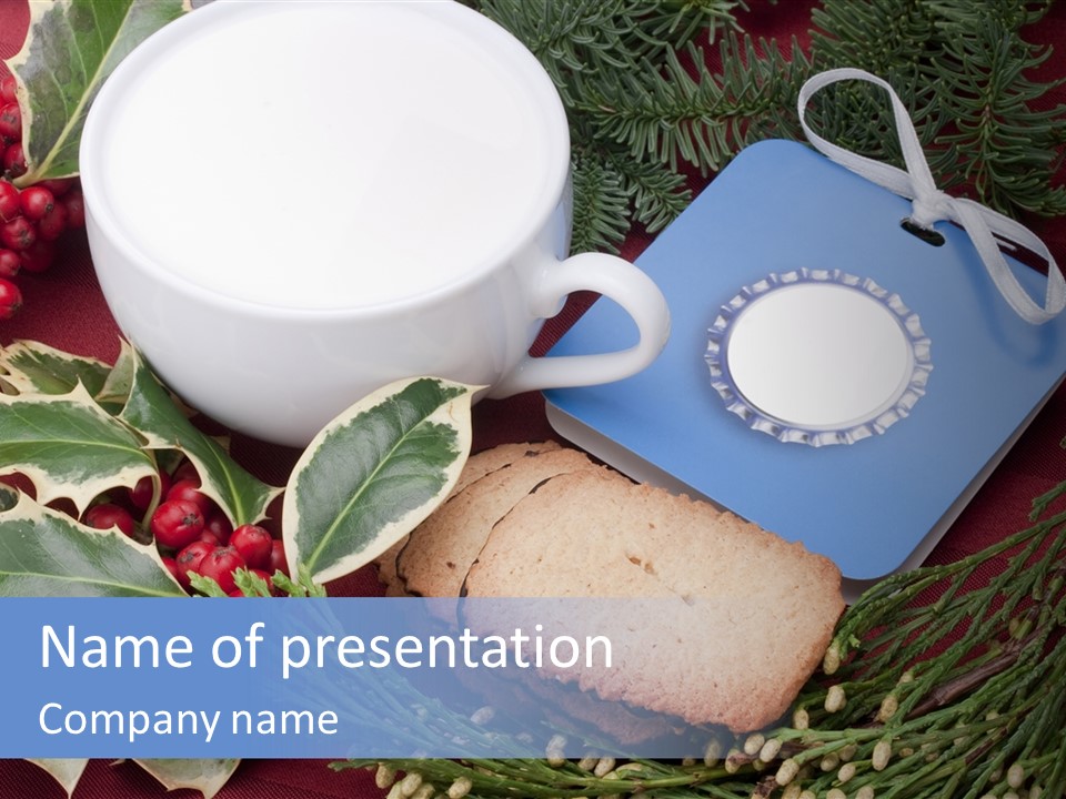 Red Sweet Holiday PowerPoint Template