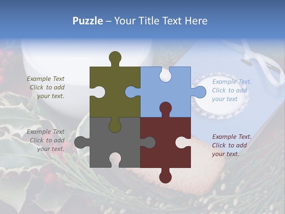 Red Sweet Holiday PowerPoint Template