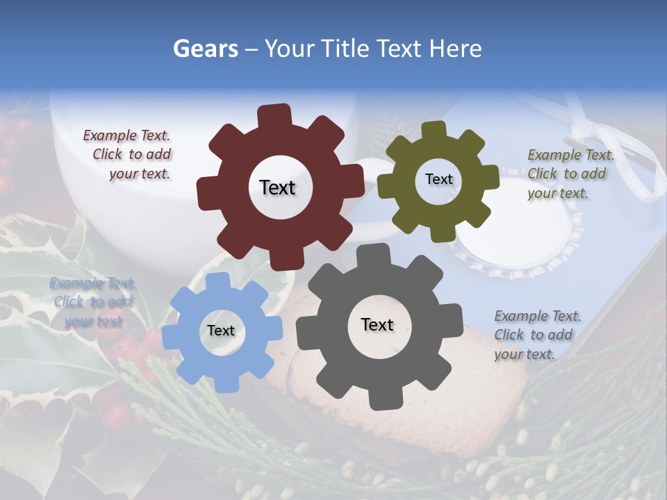 Red Sweet Holiday PowerPoint Template