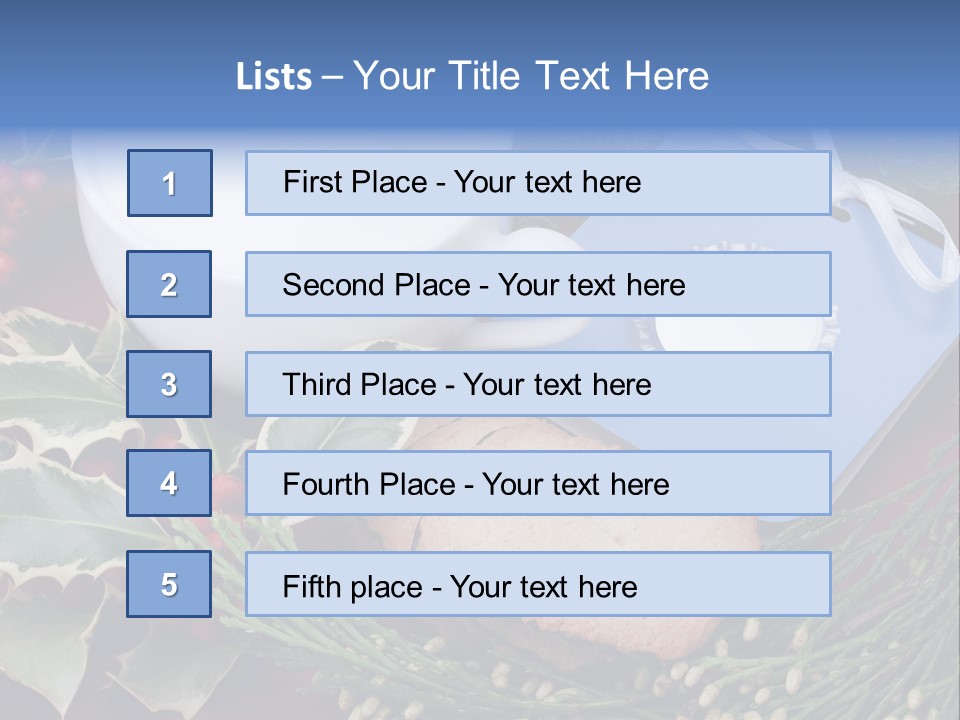 Red Sweet Holiday PowerPoint Template