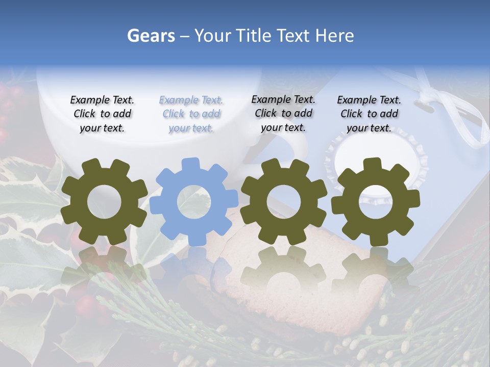 Red Sweet Holiday PowerPoint Template