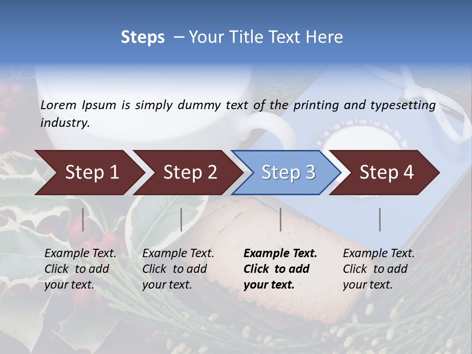 Red Sweet Holiday PowerPoint Template