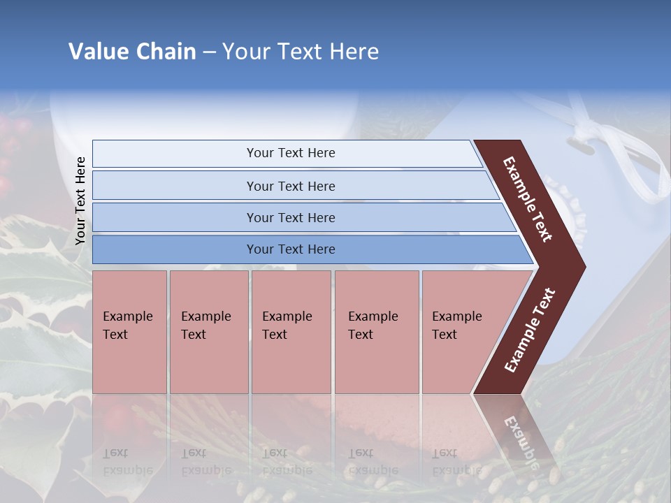 Red Sweet Holiday PowerPoint Template