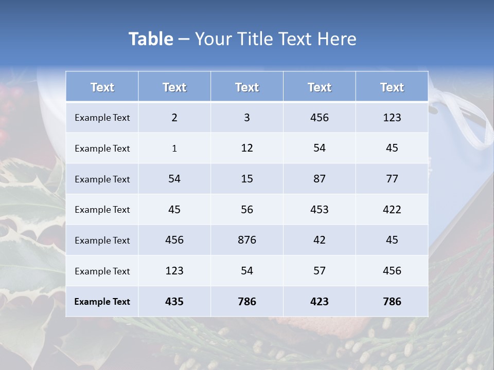 Red Sweet Holiday PowerPoint Template