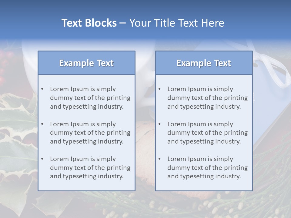 Red Sweet Holiday PowerPoint Template