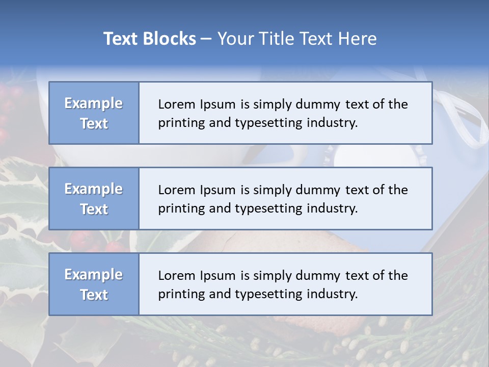 Red Sweet Holiday PowerPoint Template