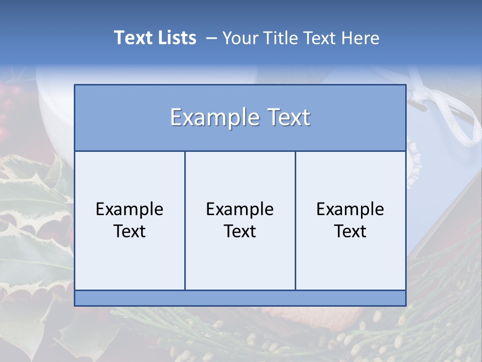 Red Sweet Holiday PowerPoint Template