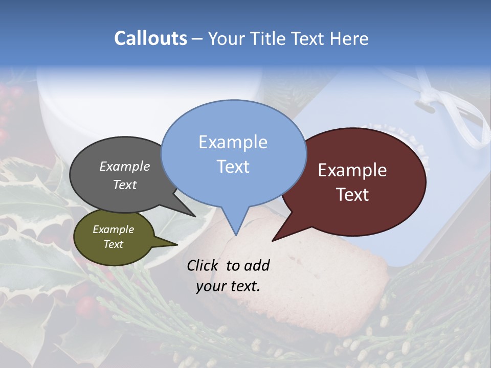 Red Sweet Holiday PowerPoint Template