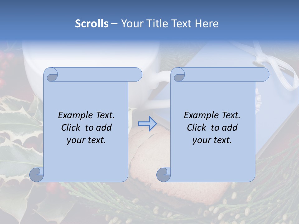 Red Sweet Holiday PowerPoint Template