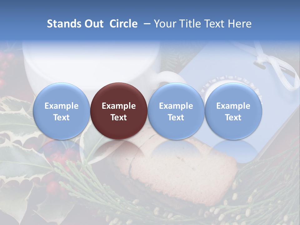 Red Sweet Holiday PowerPoint Template