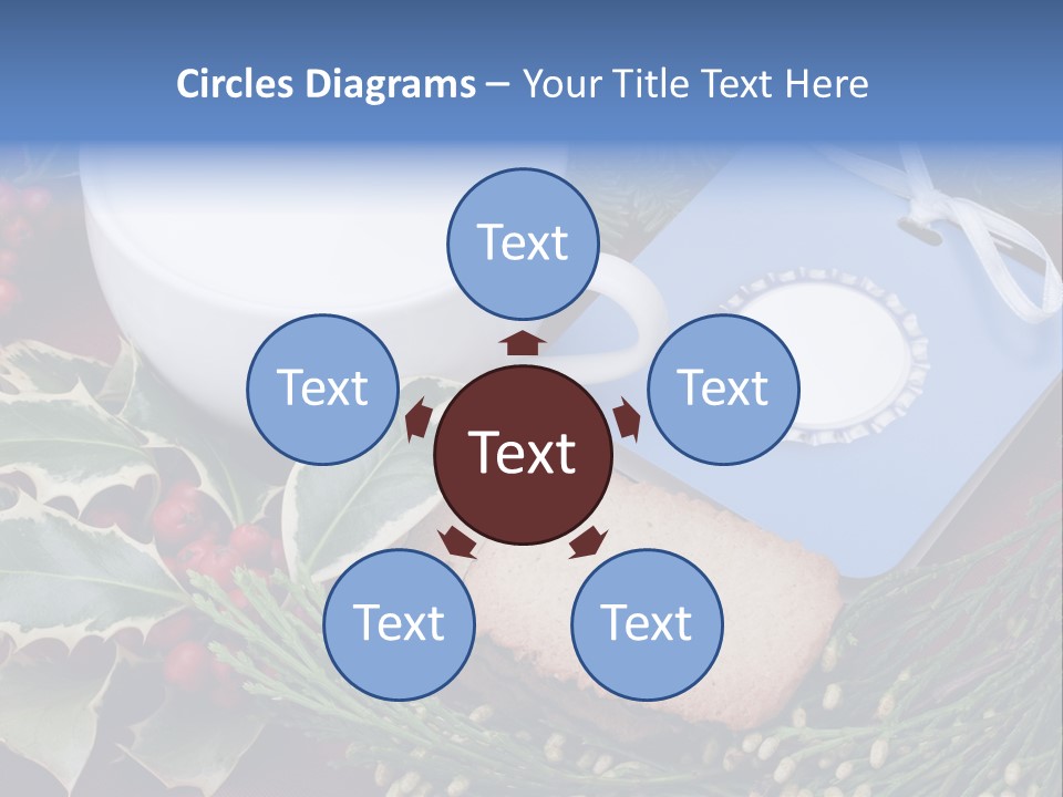 Red Sweet Holiday PowerPoint Template