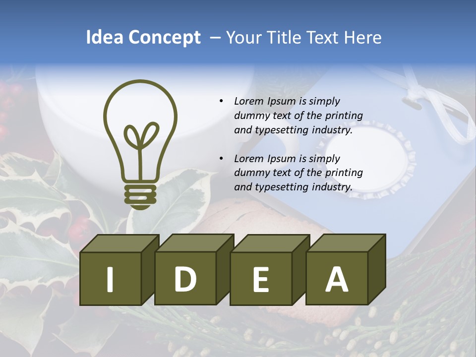 Red Sweet Holiday PowerPoint Template