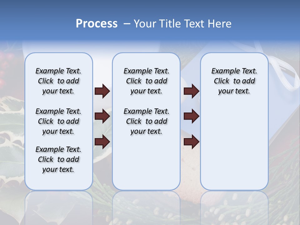 Red Sweet Holiday PowerPoint Template