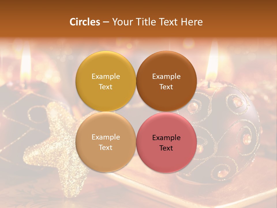 Seasonal Arrangement Holiday PowerPoint Template